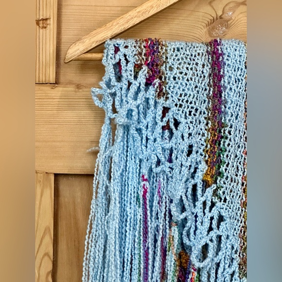 Knit Shawl x-large handmade - Picture 3 of 7